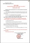 Thư mời: Tham dự Hội nghị tuyển sinh vào lớp 10 THPT năm học 2022-2023