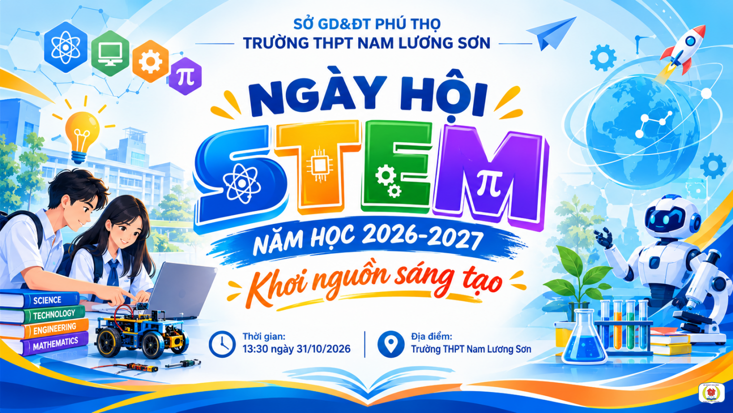 Kế hoạch Tổ chức hoạt động ngoại khóa “Ngày hội STEM” Năm học 2026-2027